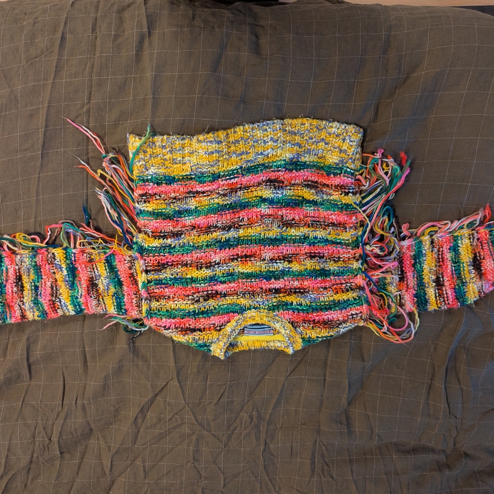 Kimchi Blue Multicolor Knit Sweater - Picture 2 of 7